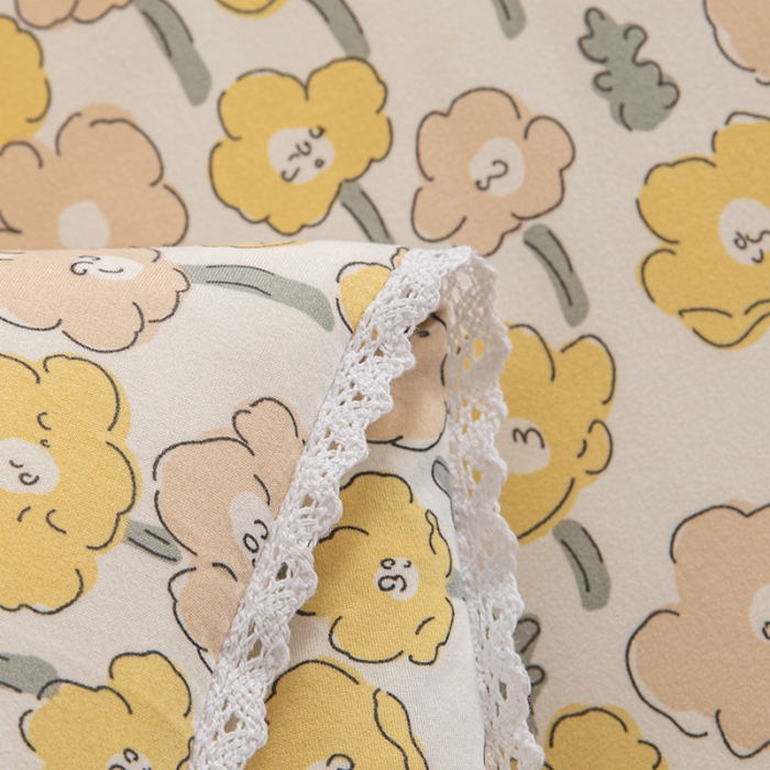 91家纺网 家纺一手货源 找家纺 芯恋 2025新款针织棉大豆被子被芯春秋加厚冬被清新花语