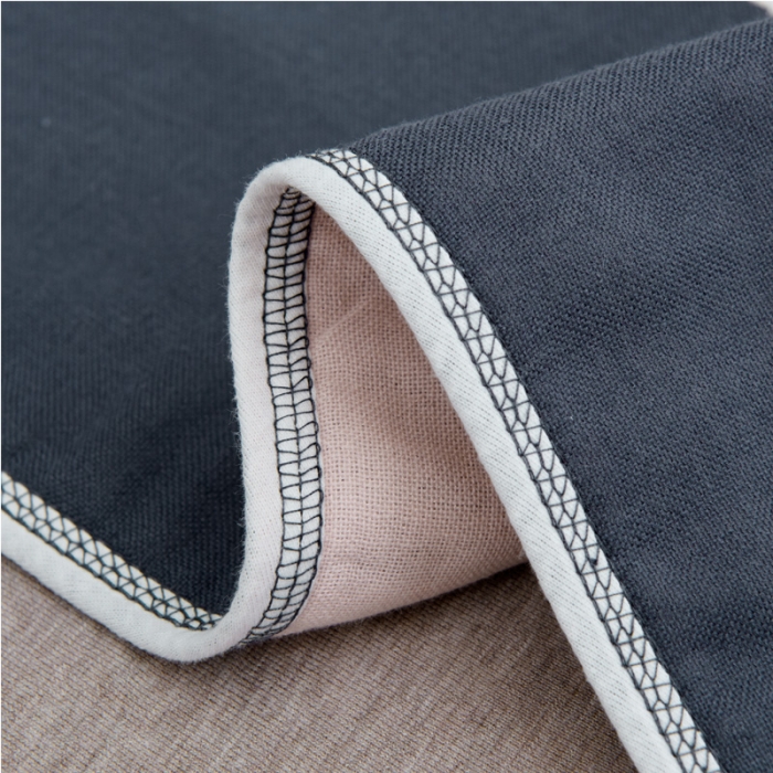 91家纺网 家纺一手货源 找家纺 朴尔 2022新款全棉四层纱布大版花独版枕巾（一对） 甜甜小猪（50*80）