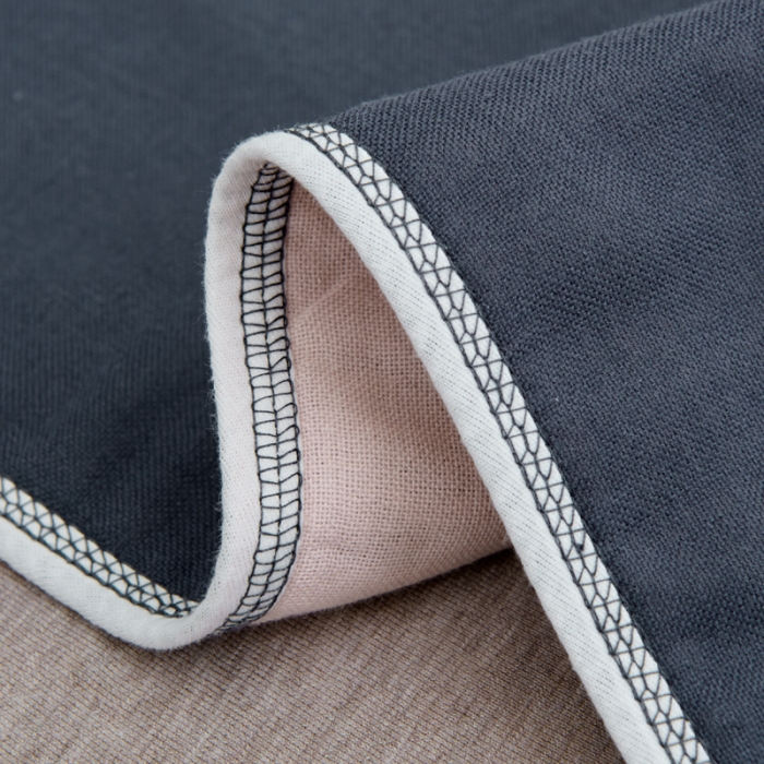 91家纺网 家纺一手货源 找家纺 朴尔 2022新款全棉四层纱布大版花独版枕巾（一对） 微笑猫咪（50*80）