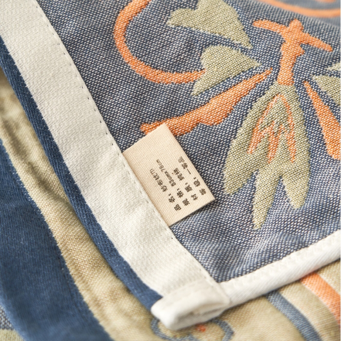 91家纺网 家纺一手货源 找家纺 朴尔 2022新款全棉四层纱布休闲枕巾（一对） 皇室贵族-浅驼（53*78）