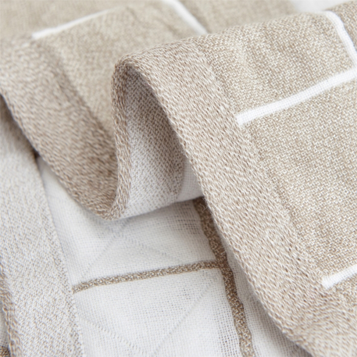 91家纺网 家纺一手货源 找家纺 朴尔 2022新款三层纱布枕巾（一对） 灯下萌宠-灰（52*78）