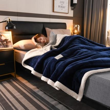 91家纺网 家纺一手货源 找家纺 （总）印季家纺 2024新款三层夹棉加厚复合毛毯