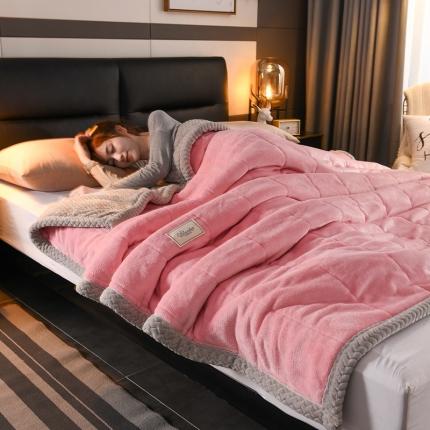 91家纺网 家纺一手货源 找家纺 （总）印季家纺 2024新款三层夹棉加厚复合毛毯