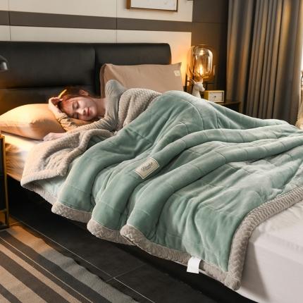 91家纺网 家纺一手货源 找家纺 （总）印季家纺 2024新款三层夹棉加厚复合毛毯