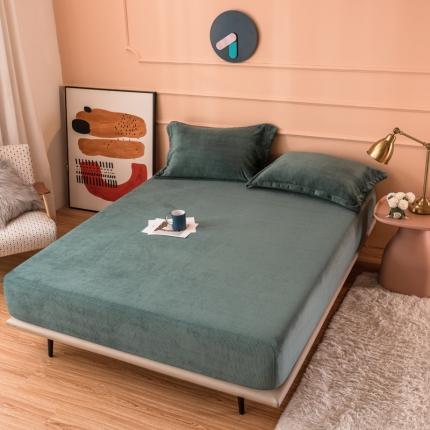 91家纺网 家纺一手货源 找家纺 （总）印季 2023新款华夫格牛奶绒单品床笠