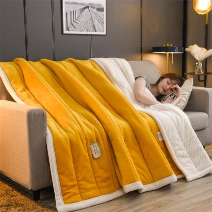 91家纺网 家纺一手货源 找家纺 (总）悦织语 2024秋冬新款牛奶绒贝贝绒夹棉加厚毛毯盖毯空调毯