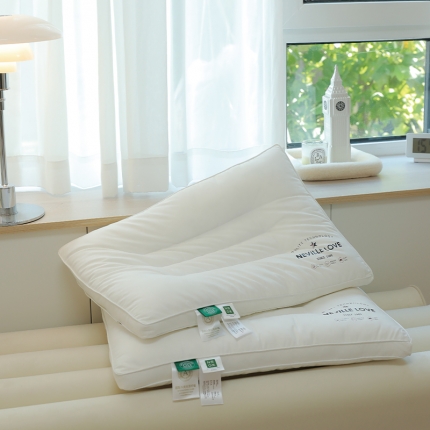 91家纺网 家纺一手货源 找家纺 2023新款A类60s全棉酒店枕枕头枕芯 学生成人中低枕芯