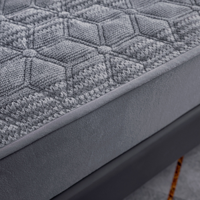 91家纺网 家纺一手货源 找家纺 凡客家居 2022新款加厚牛奶绒夹棉床笠 深灰