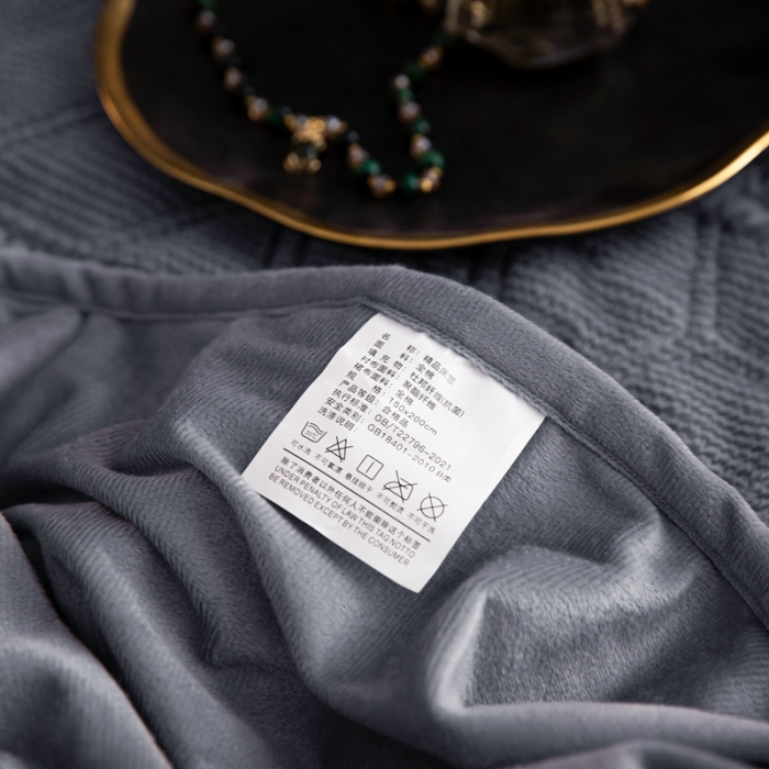 91家纺网 家纺一手货源 找家纺 凡客家居 2022新款加厚牛奶绒夹棉床笠 深灰