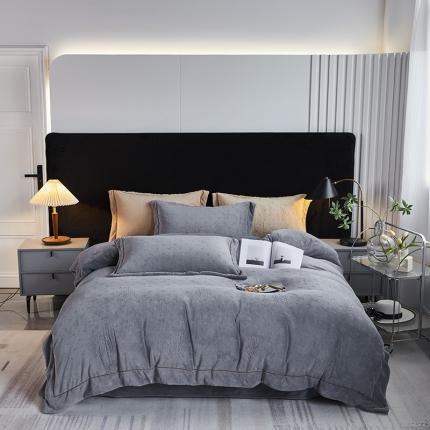 91家纺网 家纺一手货源 找家纺 （总）凡客家居 2022新款牛奶绒雕花系列四件套