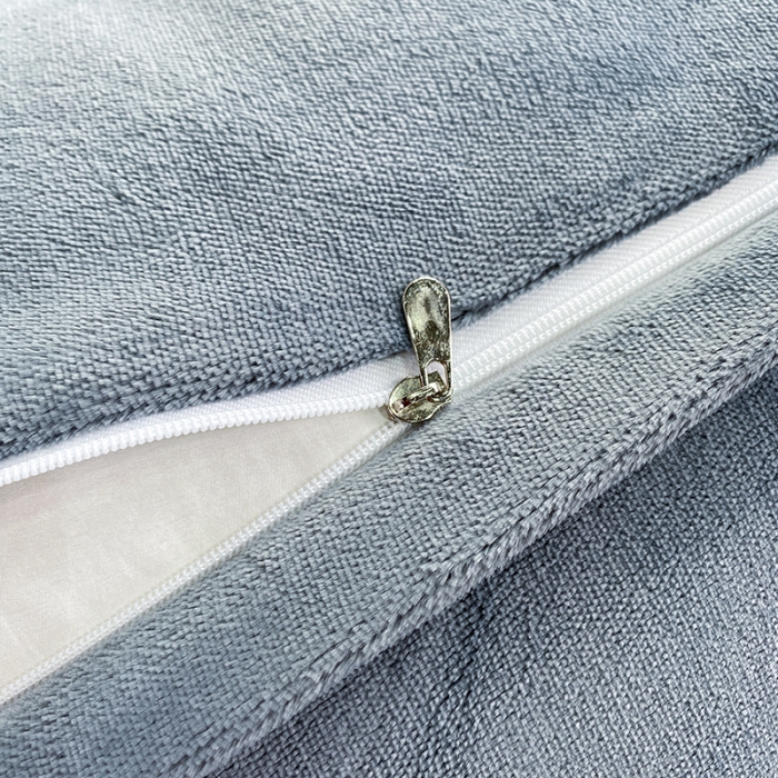 91家纺网 家纺一手货源 找家纺 凡客家居 2022新款牛奶绒雕花系列四件套 艾略特-高级灰