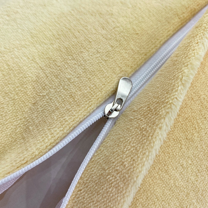 91家纺网 家纺一手货源 找家纺 凡客家居 2022新款牛奶绒雕花系列四件套 艾略特-米黄