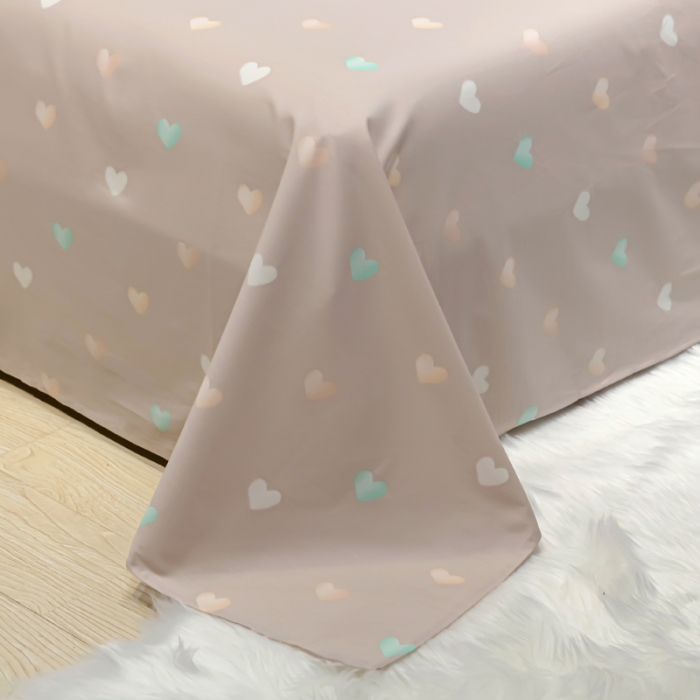 91家纺网 家纺一手货源 找家纺 凡客家居 新款13372纯棉印花滚边工艺款四件套 爱恋