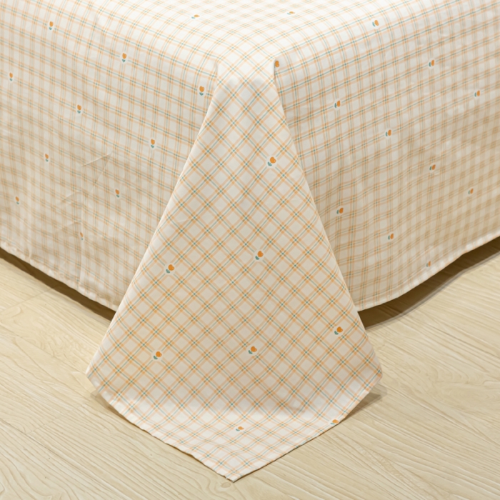 91家纺网 家纺一手货源 找家纺 凡客家居 新款13372纯棉印花滚边工艺款四件套 花曼