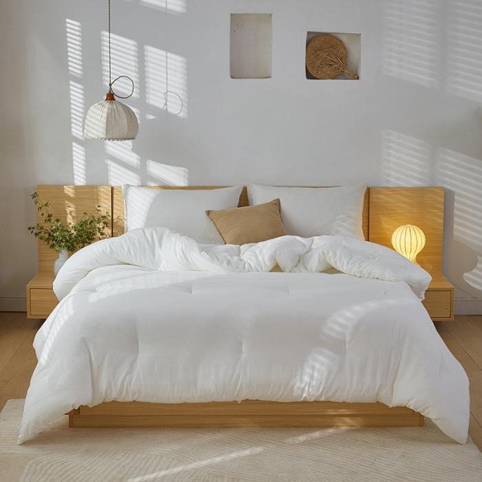 91家纺网 家纺一手货源 找家纺 （30%大豆）日本原单A类母婴级原棉大豆被全棉大豆蛋白纤维被 清雅2