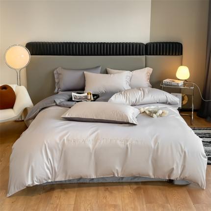 91家纺网 家纺一手货源 找家纺 （总）慕色2022新款轻奢拼色系列四件套