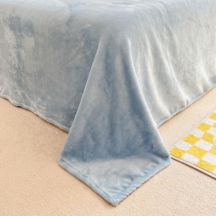 91家纺网 家纺一手货源 找家纺 慕尚2022新款5D牛奶绒法莱绒雪花绒四件套 甜蜜小熊