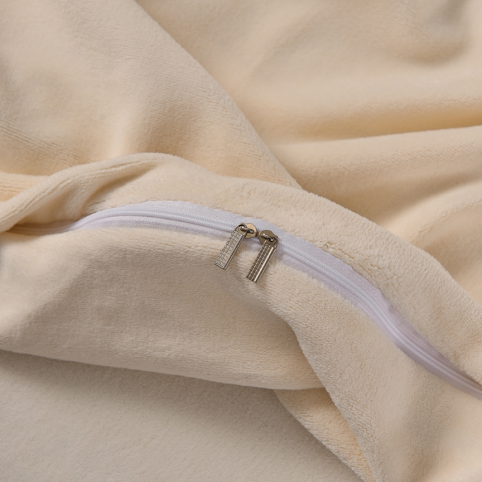 91家纺网 家纺一手货源 找家纺 （总）简爱 2025新款高克重简单款牛奶绒刺绣四件套