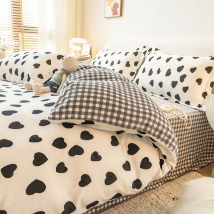 91家纺网 家纺一手货源 找家纺 （总）丝羽坊 2022专版花型 直播供货双面牛奶绒印花单被套