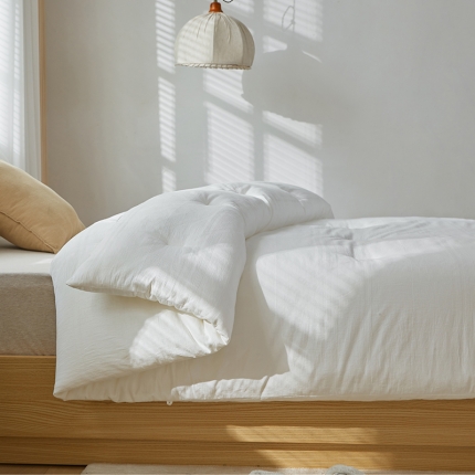 91家纺网 家纺一手货源 找家纺 （30%大豆）日本原单A类母婴级原棉大豆被全棉大豆蛋白纤维被 清雅1