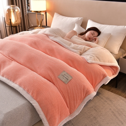 91家纺网 家纺一手货源 找家纺 （总）法澳 2024新款牛奶绒夹棉床笠可搭配被套