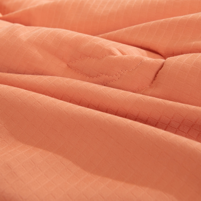 91家纺网 家纺一手货源 找家纺 久典 2022新款40支原棉华夫格大豆被春秋被冬被夏被焦糖色