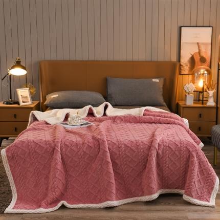 91家纺网 家纺一手货源 找家纺 总 席之家 2023新款加厚牛奶绒塔芙绒羊羔绒毛毯