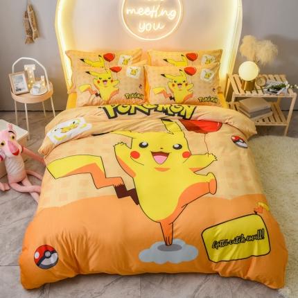 91家纺网 家纺一手货源 找家纺 总3 ds生活馆2022新款大版卡通水晶绒牛奶绒珊瑚绒三件套四件套