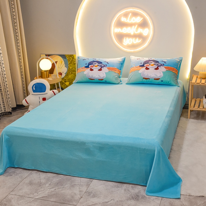 91家纺网 家纺一手货源 找家纺 总3 ds生活馆2022新款大版卡通水晶绒牛奶绒珊瑚绒三件套四件套