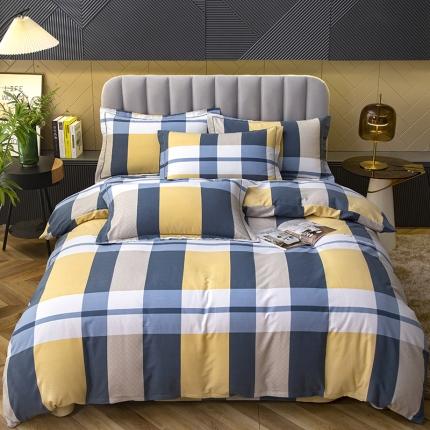 91家纺网 家纺一手货源 找家纺 （总）简冠家纺 2022新款全棉加厚生态磨毛四件套