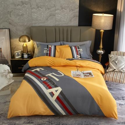 91家纺网 家纺一手货源 找家纺 （总）惠居家 2022大版全棉磨毛四件套中国风花卉