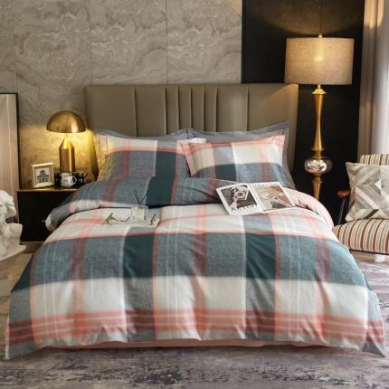 91家纺网 家纺一手货源 找家纺 （总）惠居家 2022大版全棉磨毛四件套中国风花卉