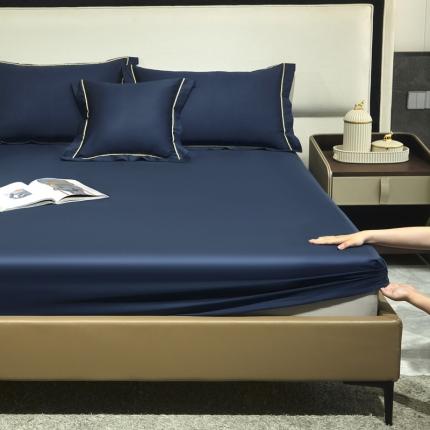 91家纺网 家纺一手货源 找家纺 （总）八十八家纺 2023新款贡缎新疆长绒棉床笠保护套定制