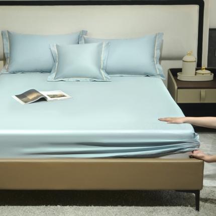 91家纺网 家纺一手货源 找家纺 （总）八十八家纺 2023新款贡缎新疆长绒棉床笠保护套定制