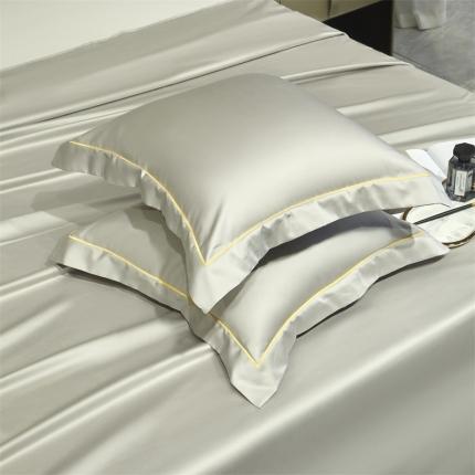 91家纺网 家纺一手货源 找家纺 （总）八十八家纺 2023新款贡缎新疆长绒棉全面素色-枕套