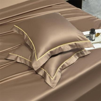 91家纺网 家纺一手货源 找家纺 （总）八十八家纺 2023新款贡缎新疆长绒棉全面素色-枕套