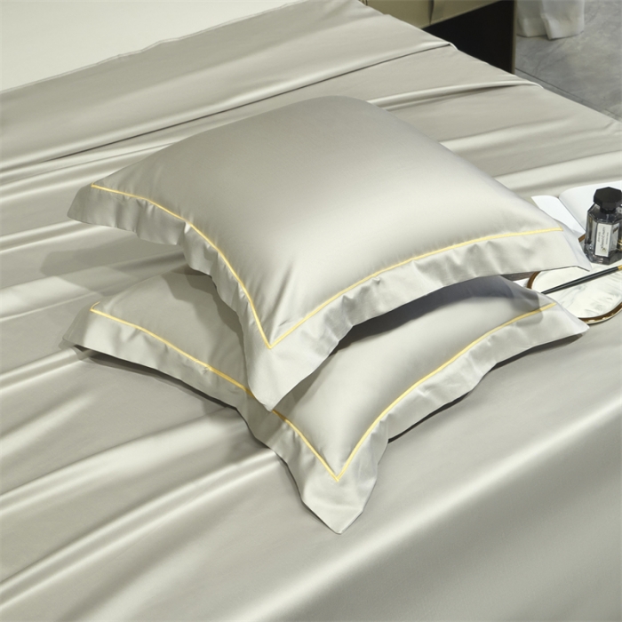 91家纺网 家纺一手货源 找家纺 八十八家纺 贡缎新疆长绒棉全面素色单品系列-枕套 奥丁灰