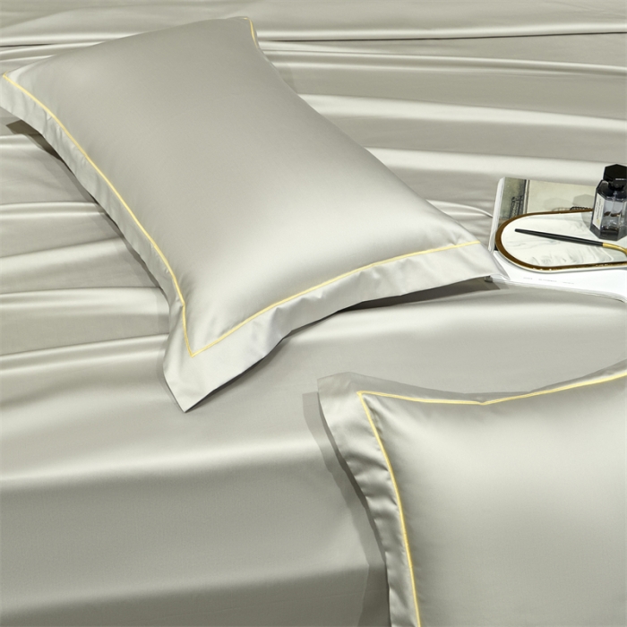 91家纺网 家纺一手货源 找家纺 八十八2022新款贡缎新疆长绒棉系列-四件套 奥丁灰