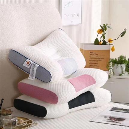 91家纺网 家纺一手货源 找家纺 总 其乐枕芯2023新款二代spa大豆纤维护颈蜂窝针织按摩枕超30天不退不换 