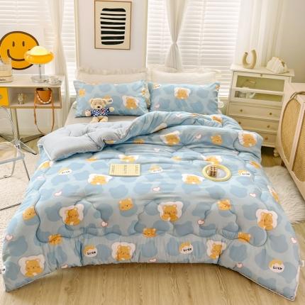 寐居家纺2022新款印花冬被 幸运熊