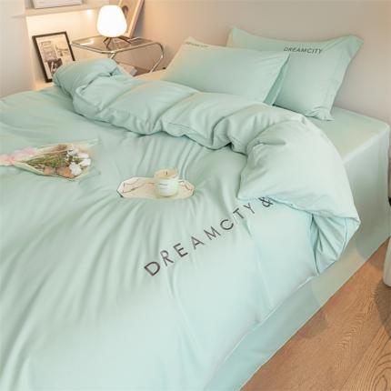 91家纺网 家纺一手货源 找家纺 （总）梦幻之城全棉馆2022新款水洗磨毛套件-奥利系列四件套