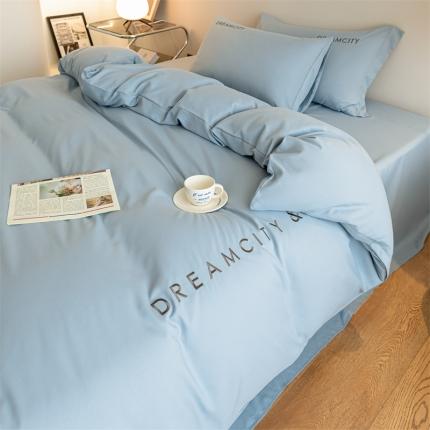 91家纺网 家纺一手货源 找家纺 （总）梦幻之城全棉馆2022新款水洗磨毛套件-奥利系列四件套