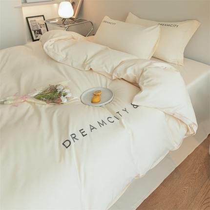 91家纺网 家纺一手货源 找家纺 （总）梦幻之城全棉馆2022新款水洗磨毛套件-奥利系列四件套