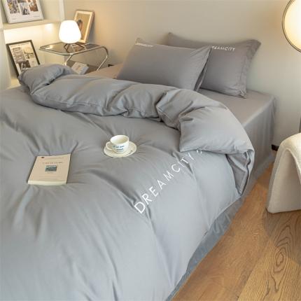 91家纺网 家纺一手货源 找家纺 （总）梦幻之城全棉馆2022新款水洗磨毛套件-奥利系列四件套