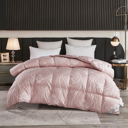 91家纺网 家纺一手货源 找家纺 (总）华盛 2024新款提花款羽绒被子被芯直播电商爆款