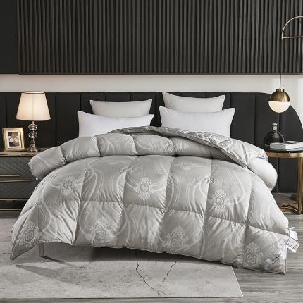 91家纺网 家纺一手货源 找家纺 (总）华盛 2024新款提花款羽绒被子被芯直播电商爆款