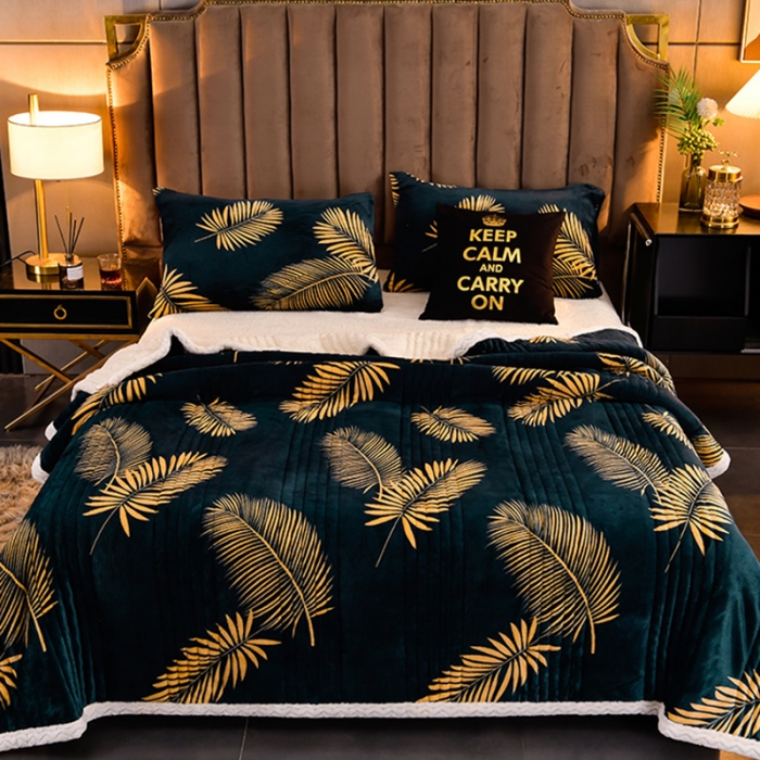 91家纺网 家纺一手货源 找家纺 圣楚 2024双面绒羊羔绒牛奶绒毛毯多功能午睡毯盖毯直播 青春年华