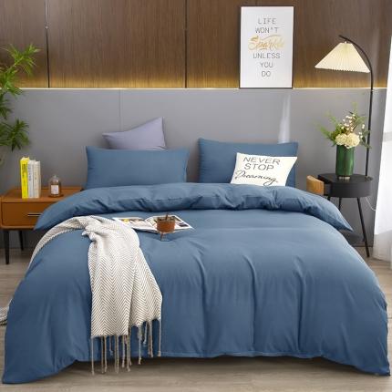 91家纺网 家纺一手货源 找家纺 （总）简冠 2022新款亲肤棉直播纯色四件套