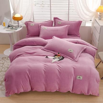 91家纺网 家纺一手货源 找家纺 优姿2022新款9斤重牛奶棉床裙款四件套