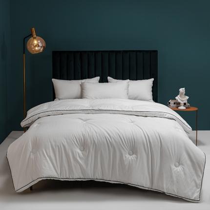 91家纺网 家纺一手货源 找家纺 简宜家居2022新款华夫格夏被秋冬被子被芯 皓月-白